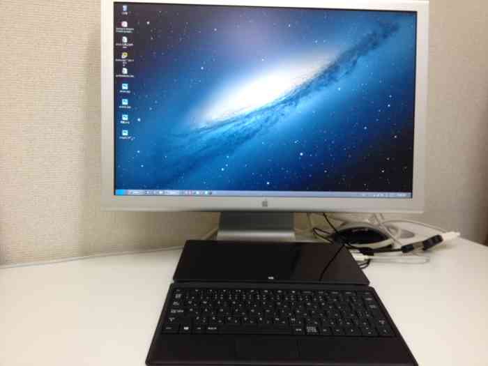 Surfaceに外付けディスプレイを接続してデスクトップPCとして使う