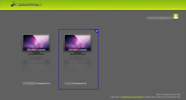 SurfaceでSplashtop Personal